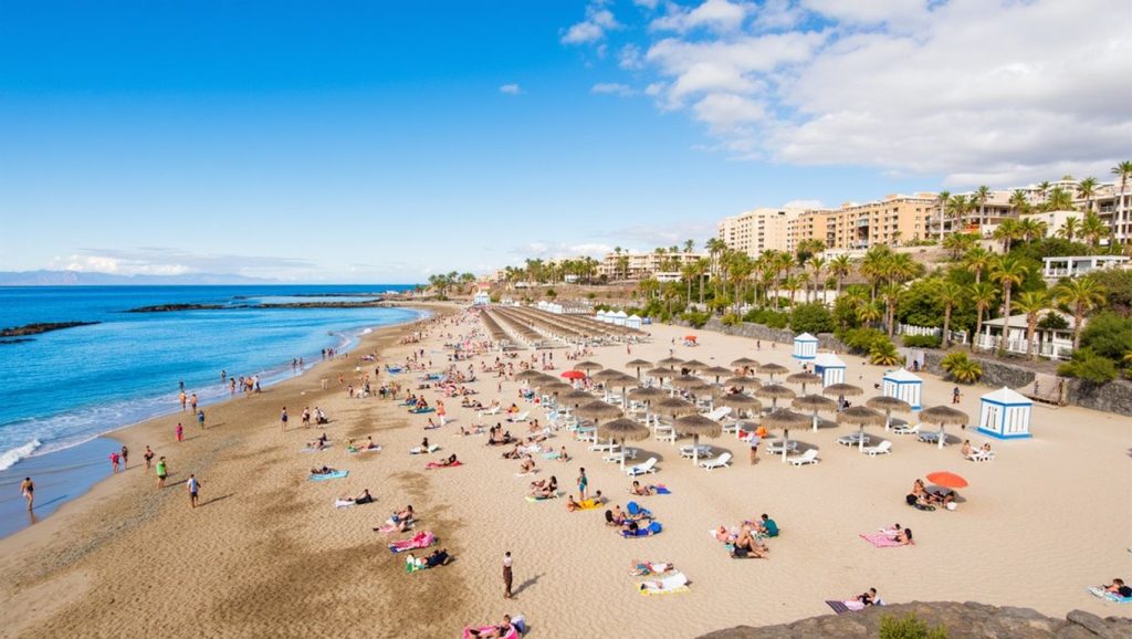 Arena volcánica de Playa El Duque, Adeje (Tenerife)