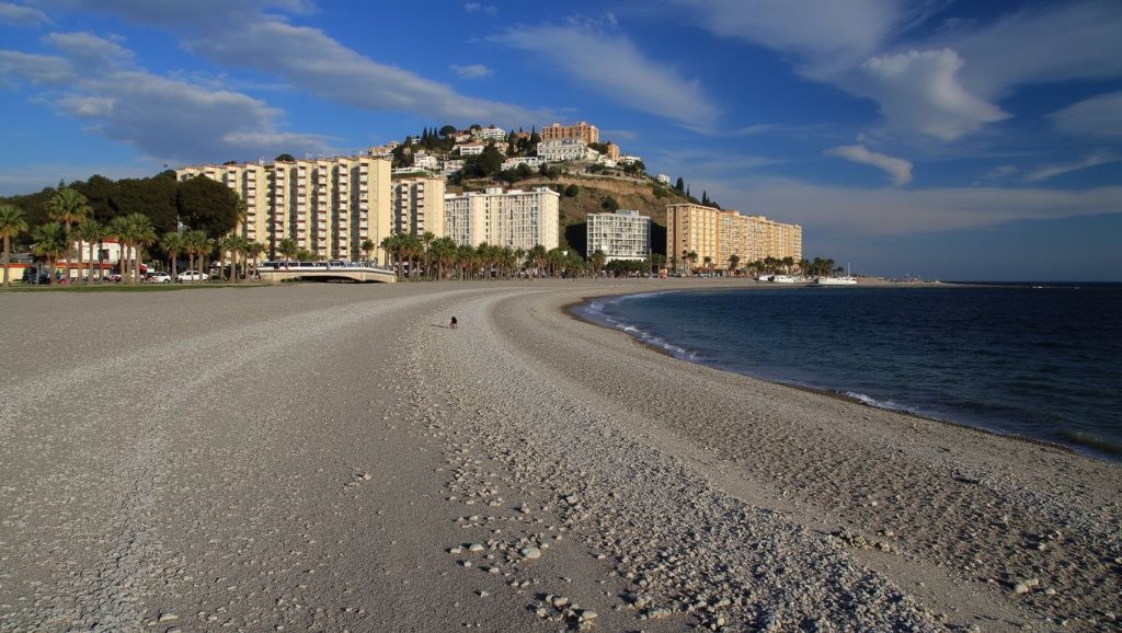 Playa El Lance en Rubite, Granada