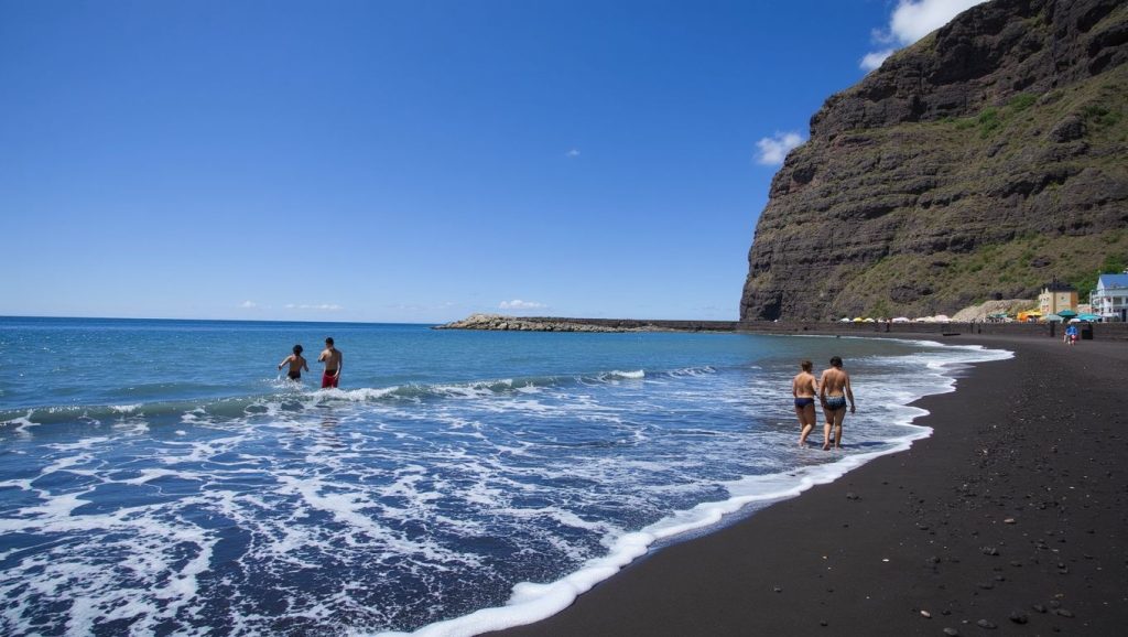 Arena volcánica de Playa El Mangón, Tazacorte (La Palma)
