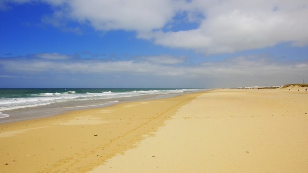 Playa El Palmar desde la arena, Vejer de la Frontera, Cádiz