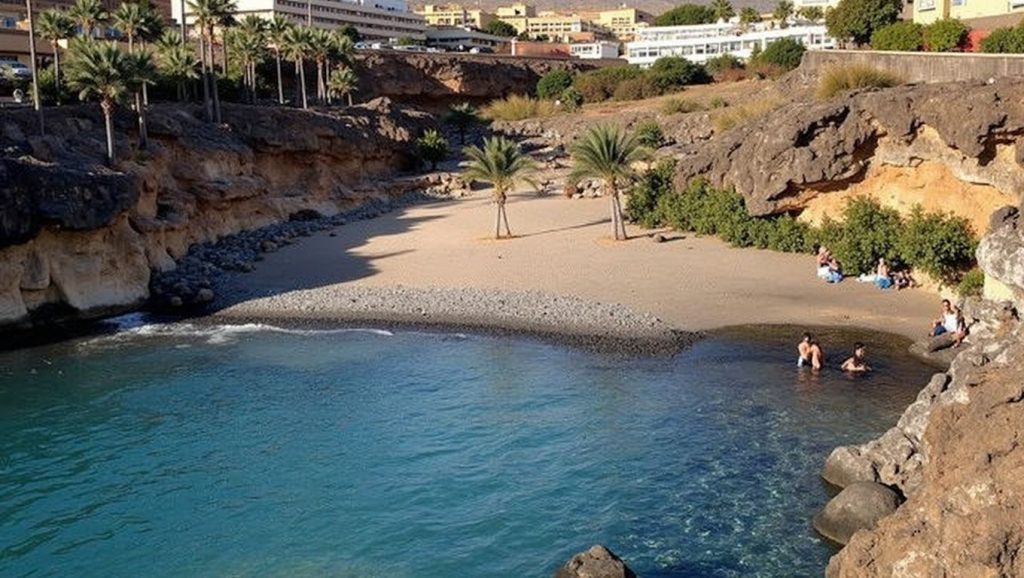 Panorámica de Playa El Pinque, Tenerife