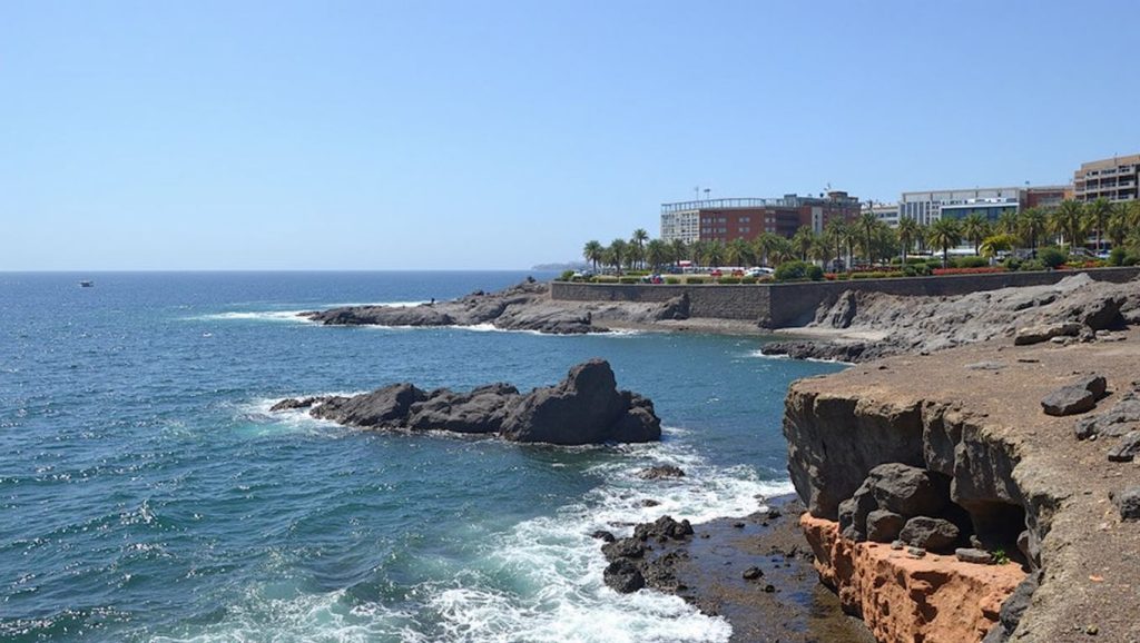 Arena volcánica de Playa El Pinque, Adeje (Tenerife)
