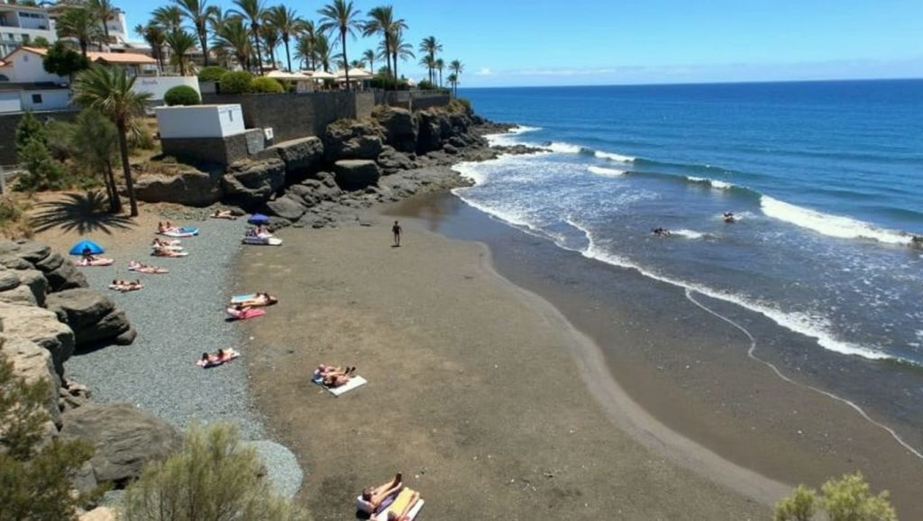 Aguas de Playa El Pirata en San Bartolomé de Tirajana (Maspalomas) (Gran Canaria)