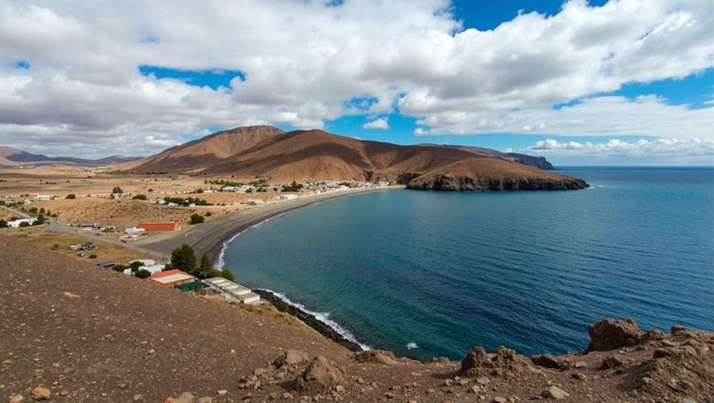 Arena volcánica de Playa El Rancho, Gran Tarajal (Fuerteventura)