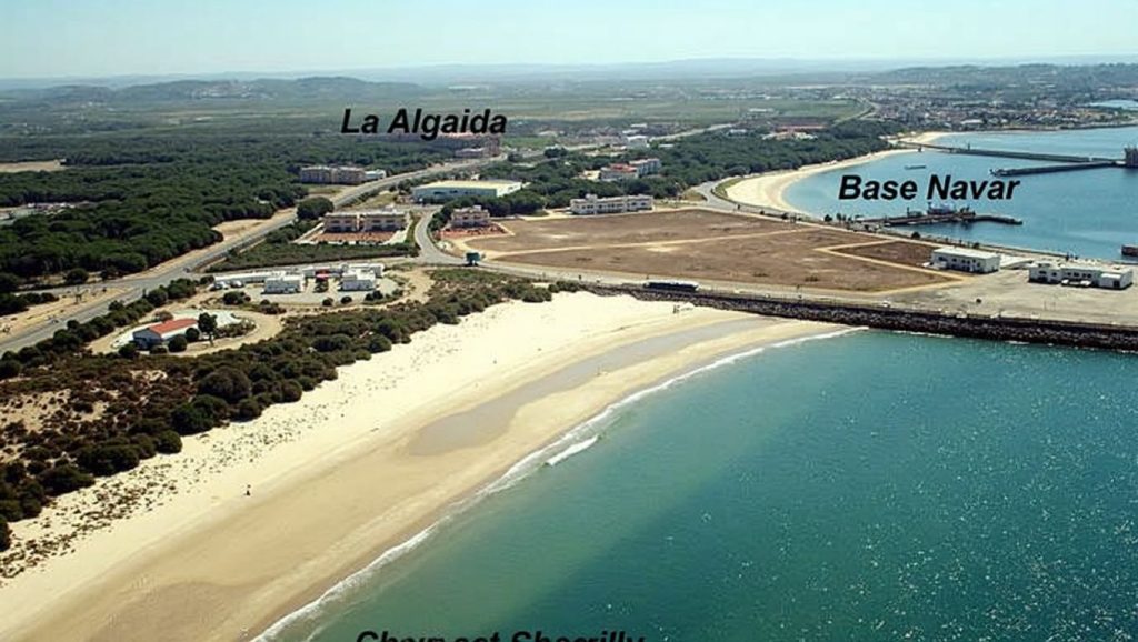 Playa El Rompidillo en Rota, Cádiz