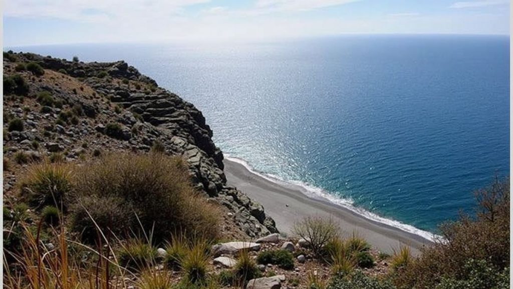 Arena fina en El Ruso, Albuñol, Granada