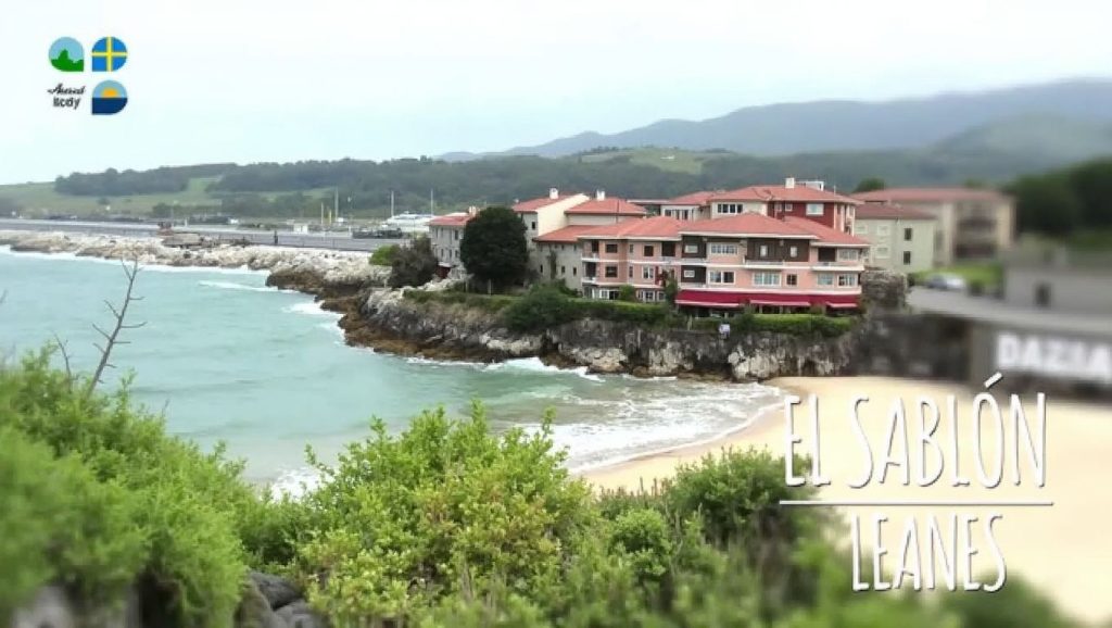 Panorámica de Playa El Sabín, Asturias