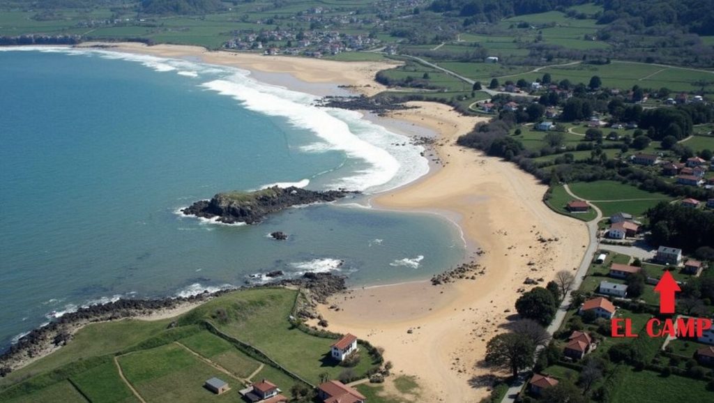 Panorámica de Playa Espasa, Asturias