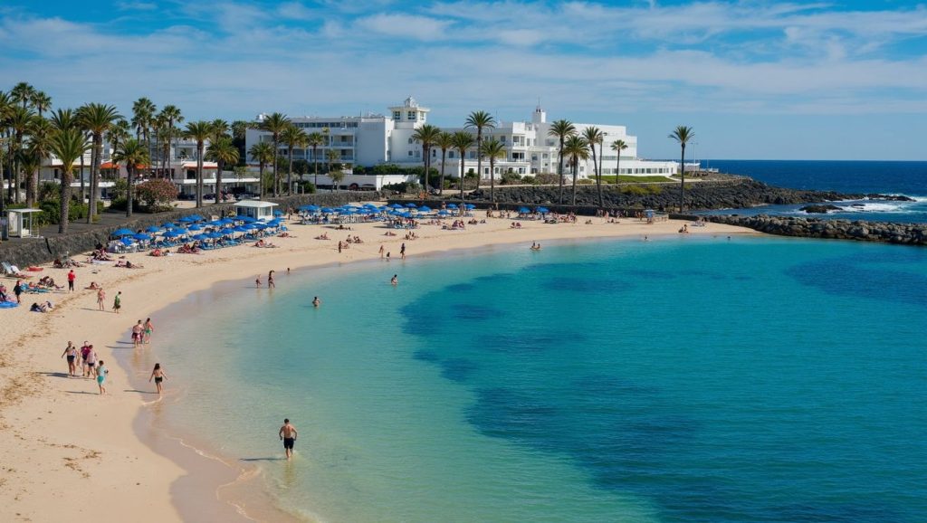 Playa Flamingo en Yaiza (Lanzarote)