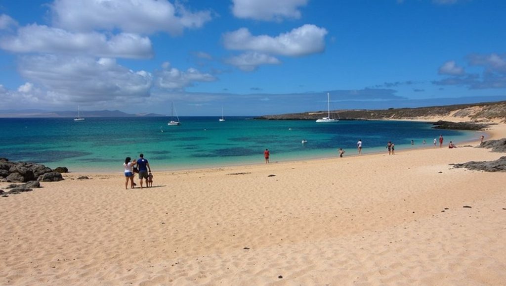 Arena de Playa Francesa, Haría (Lanzarote)