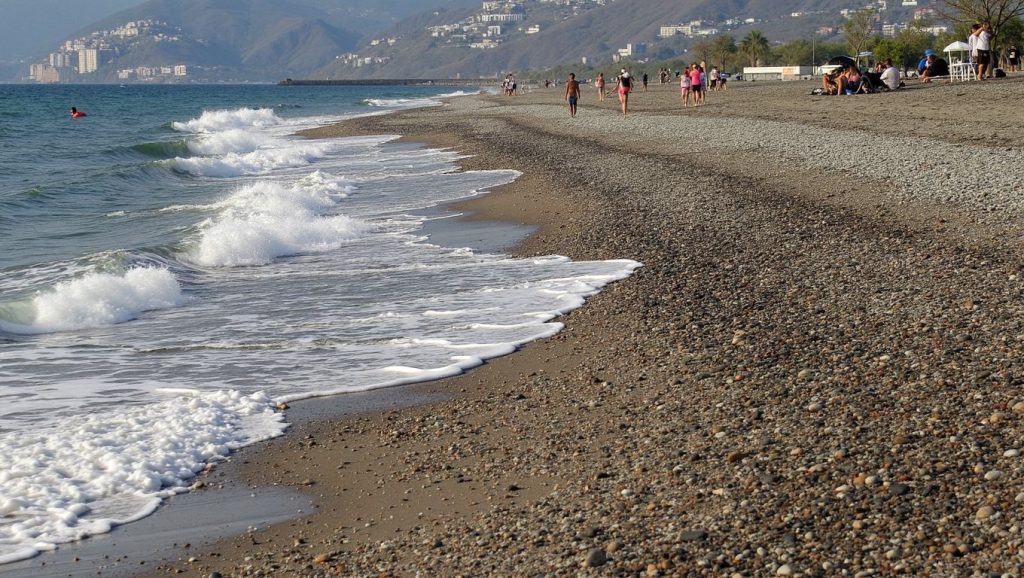 Vista general de Playa Granada, Motril