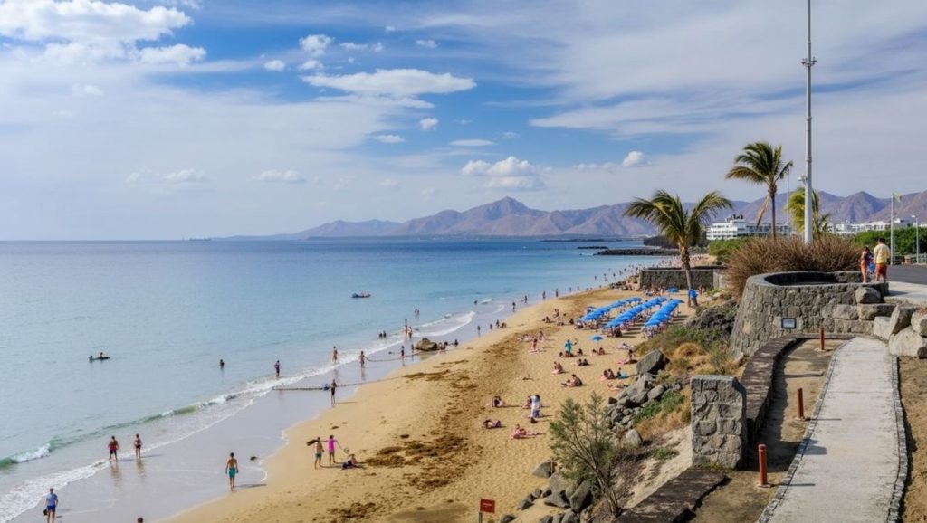 Aguas de Playa Grande en San Bartolomé (Lanzarote)