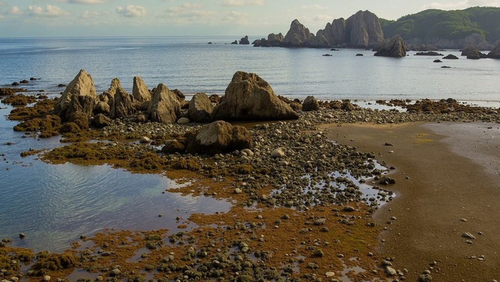 Acantilados y costa de Playa Gueirúa, Cudillero (Asturias)