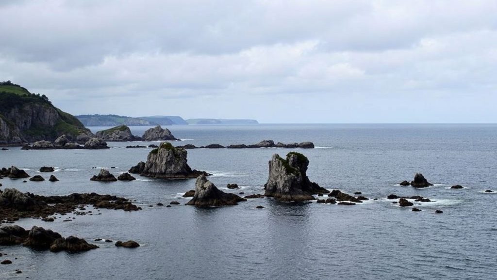 Arena de Playa Gueirúa, Cudillero (Asturias)