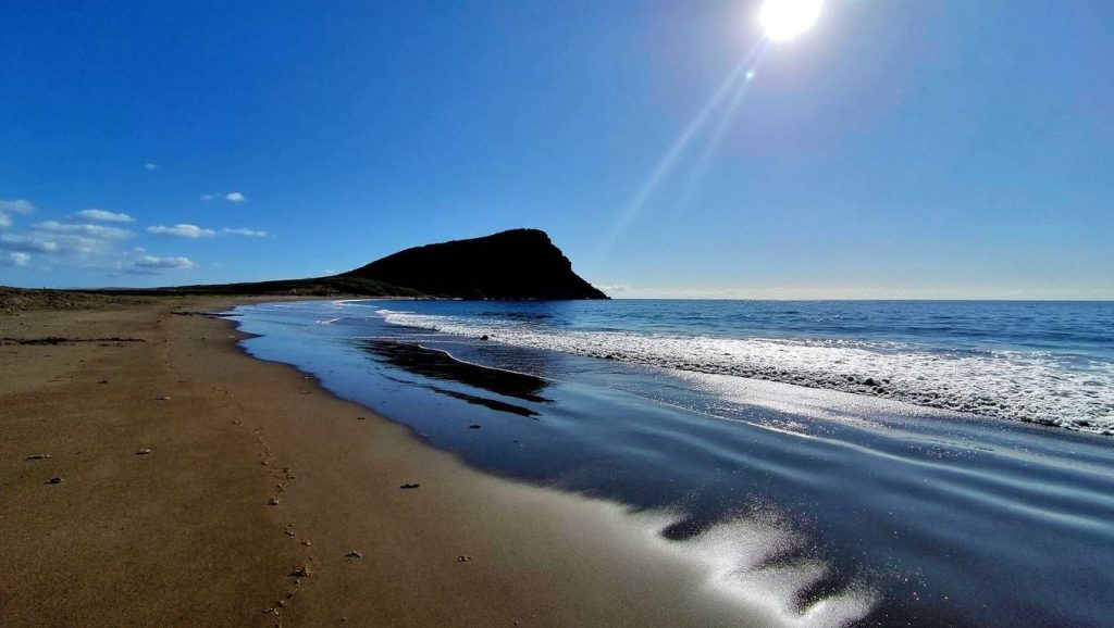 Arena volcánica de Playa Honda, Fasnia (Tenerife)