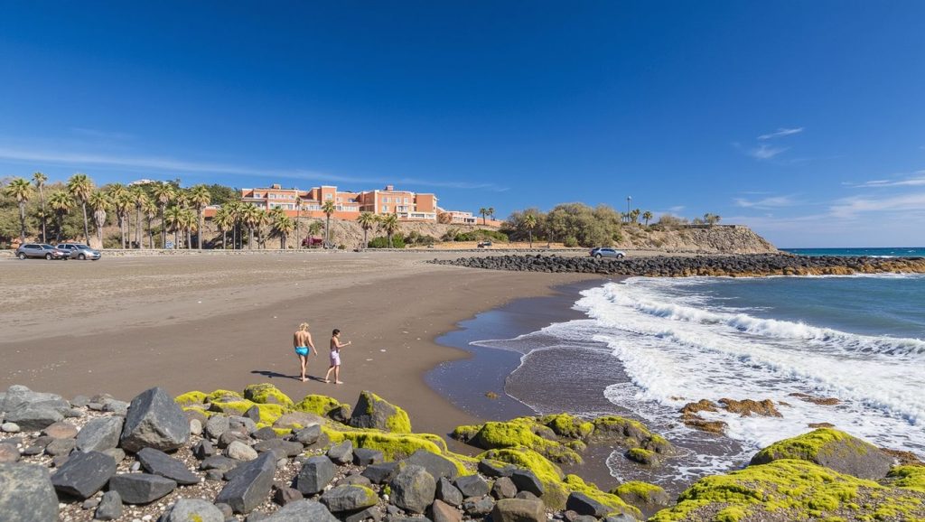 Panorámica de Playa Hoya del Pozo, Gran Canaria