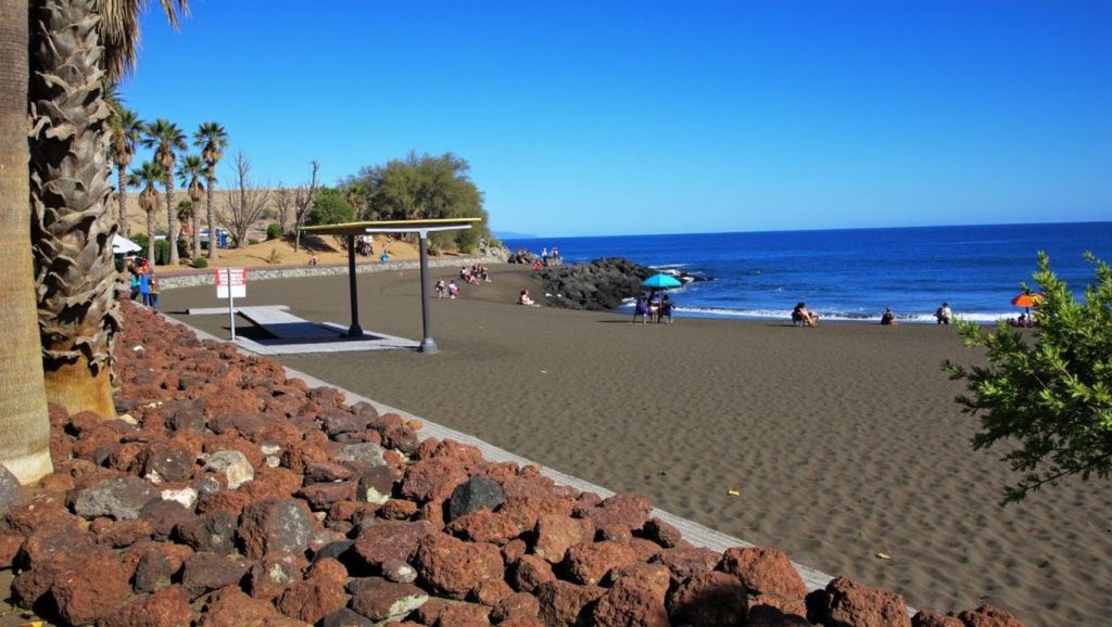 Arena volcánica de Playa Hoya del Pozo, Telde (Gran Canaria)