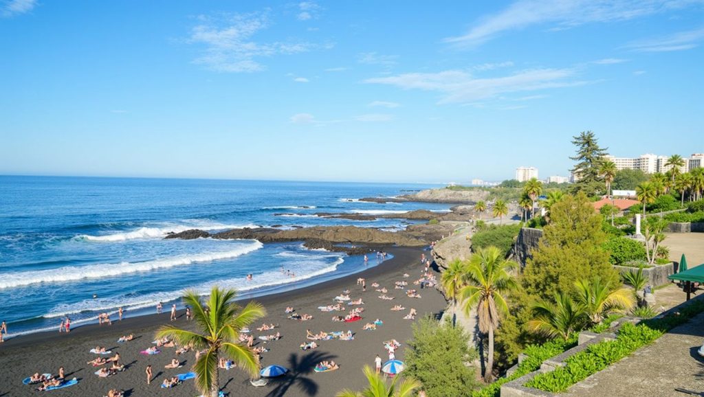 Panorámica de Playa Jardín, Tenerife