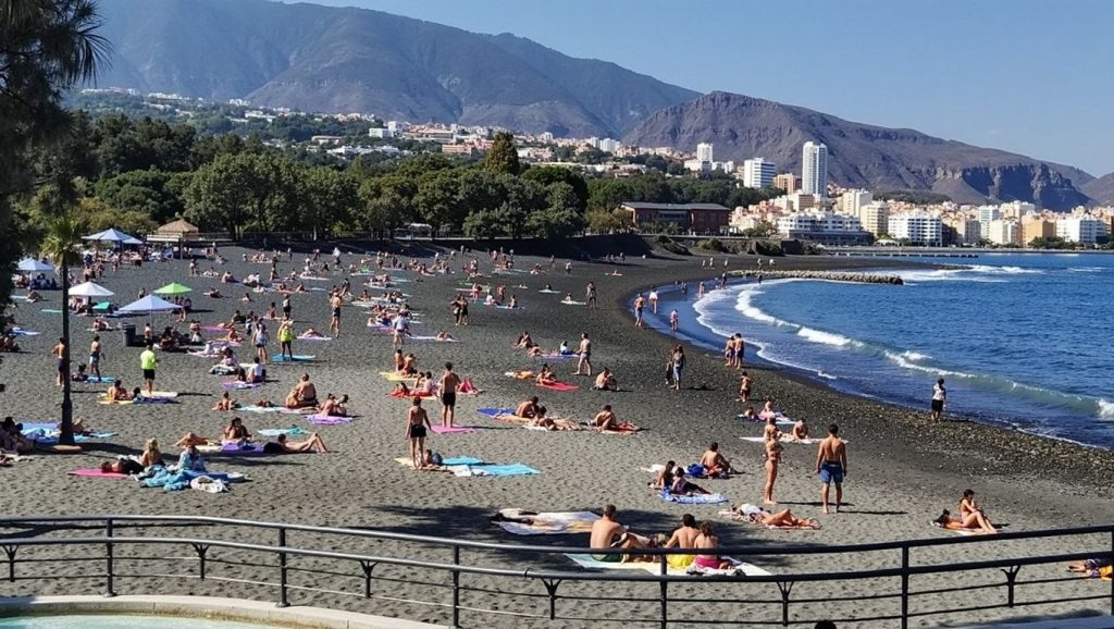 Aguas de Playa Jardín en Puerto de la Cruz (Tenerife)