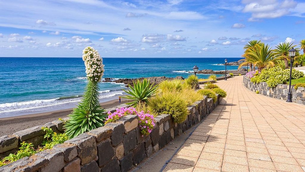 Entorno natural de Playa Jardín en Tenerife