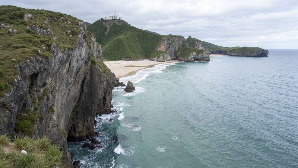 Panorámica de Playa L´Airín, Asturias