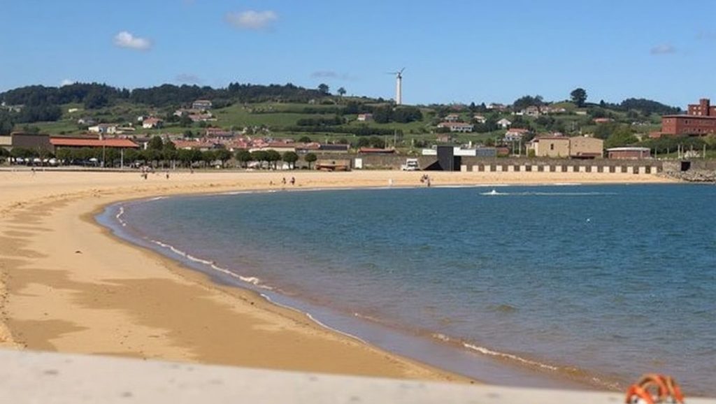 Entorno natural de Playa L'Arbeyal en Asturias