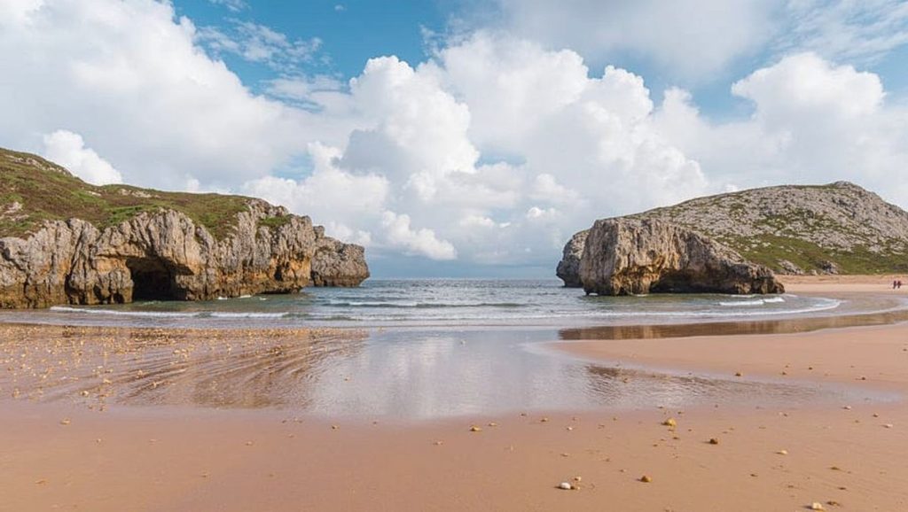 Playa l'escanu en Colunga (Asturias)