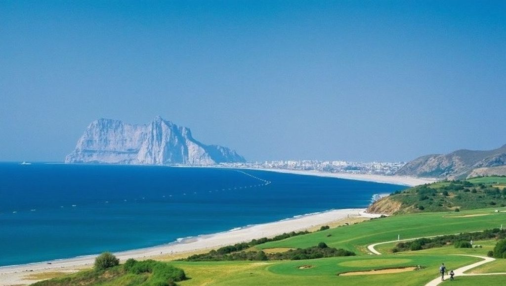 Playa de Playa La Alcaidesa, La Línea de la Concepción, costa de Cádiz