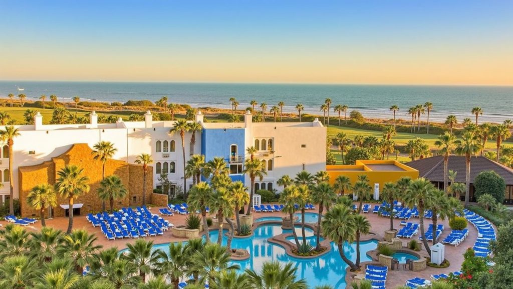 Primer plano de la orilla de Playa La Ballena, Rota