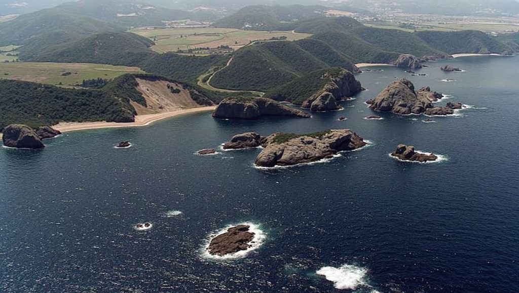 Panorámica de Playa La Barquera, Asturias