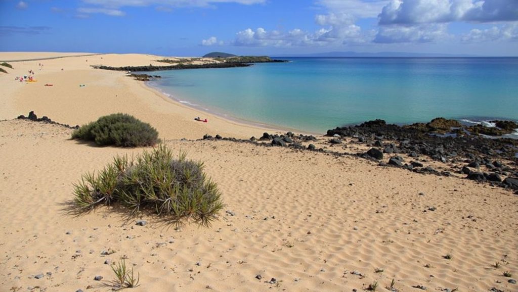 Aguas de Playa la Barra en La Oliva (Fuerteventura)