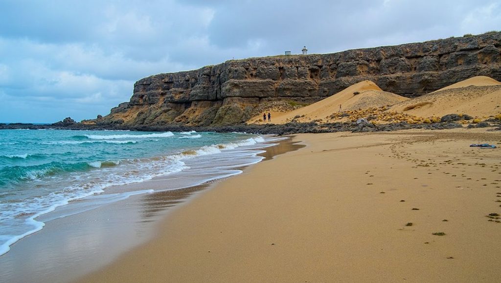 Arena de Playa la Barra, La Oliva (Fuerteventura)