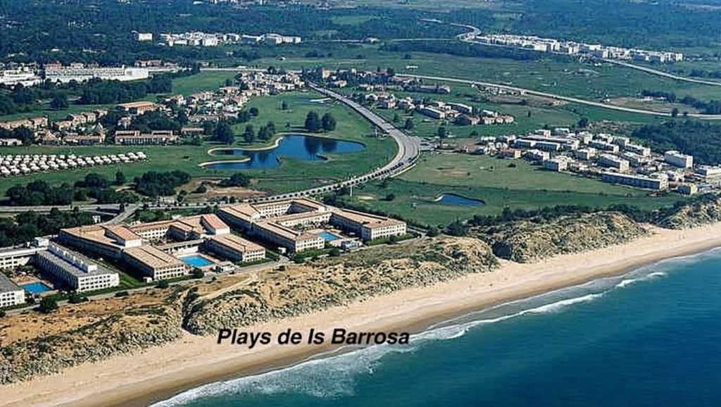 Vista general de Playa La Barrosa, Chiclana de la Frontera