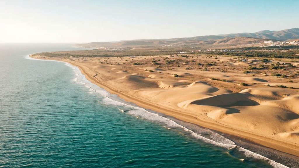 Arena volcánica de Playa La Carrera, San Bartolomé de Tirajana (Maspalomas) (Gran Canaria)