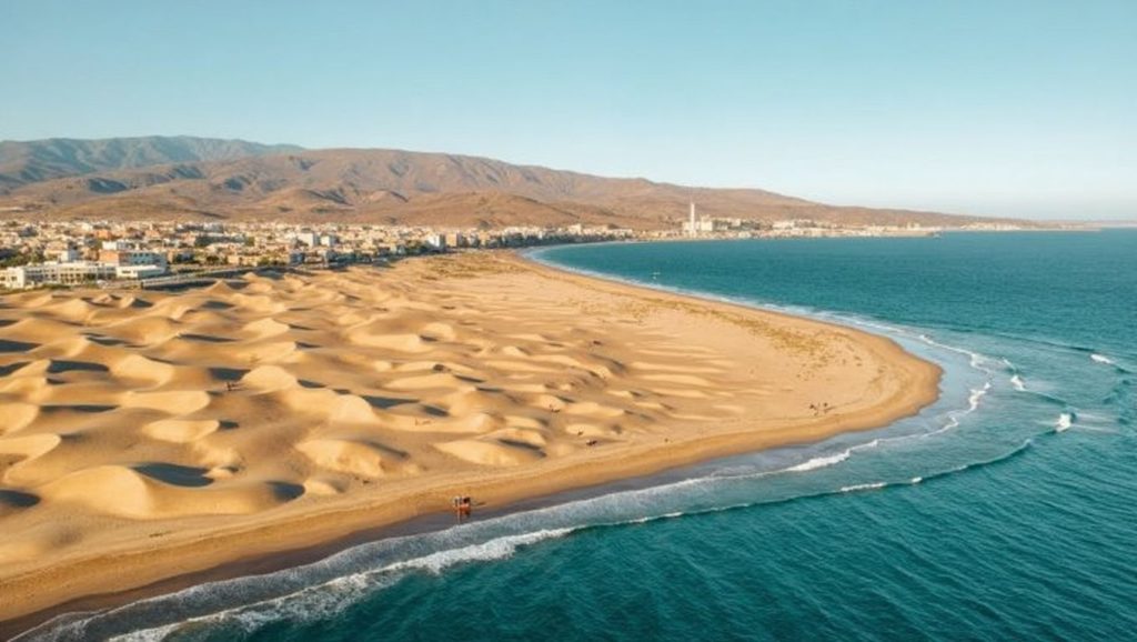 Aguas de Playa La Carrera en San Bartolomé de Tirajana (Maspalomas) (Gran Canaria)