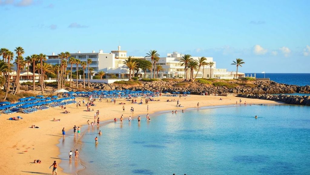Arena volcánica de Playa la casa, Yaiza (Lanzarote)