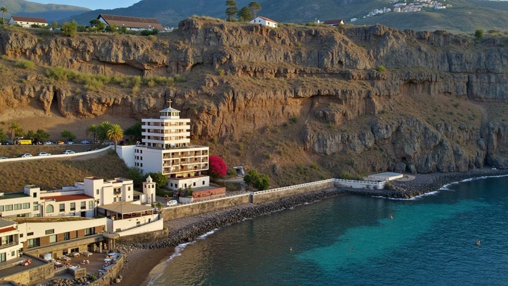 Entorno natural de Playa La Coronela en Tenerife