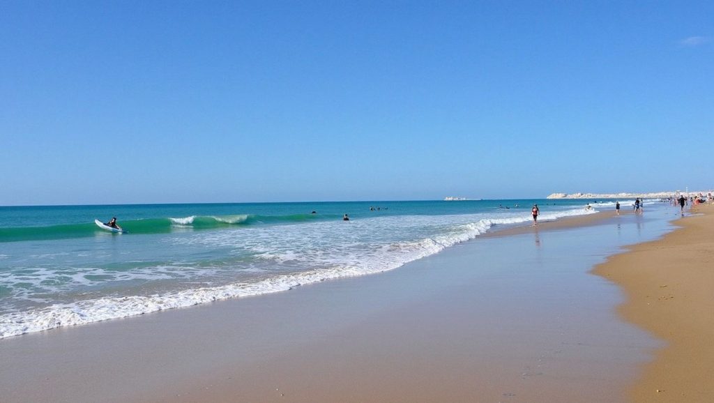 Vista del entorno de La Cortadura, San Fernando, Cádiz