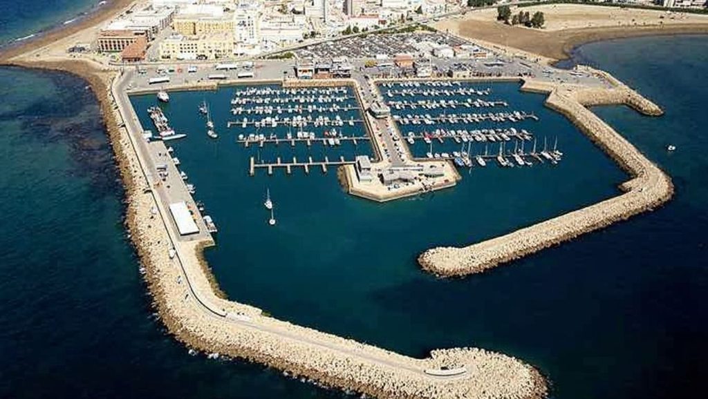 Playa La Costilla desde la arena, Rota, Cádiz