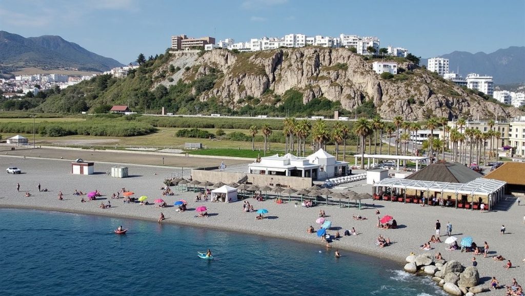 Playa de Playa La Guardia, Salobreña, costa de Granada