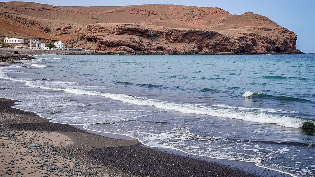 Acantilados y costa de Playa de La Lajita, Pájara (Fuerteventura)
