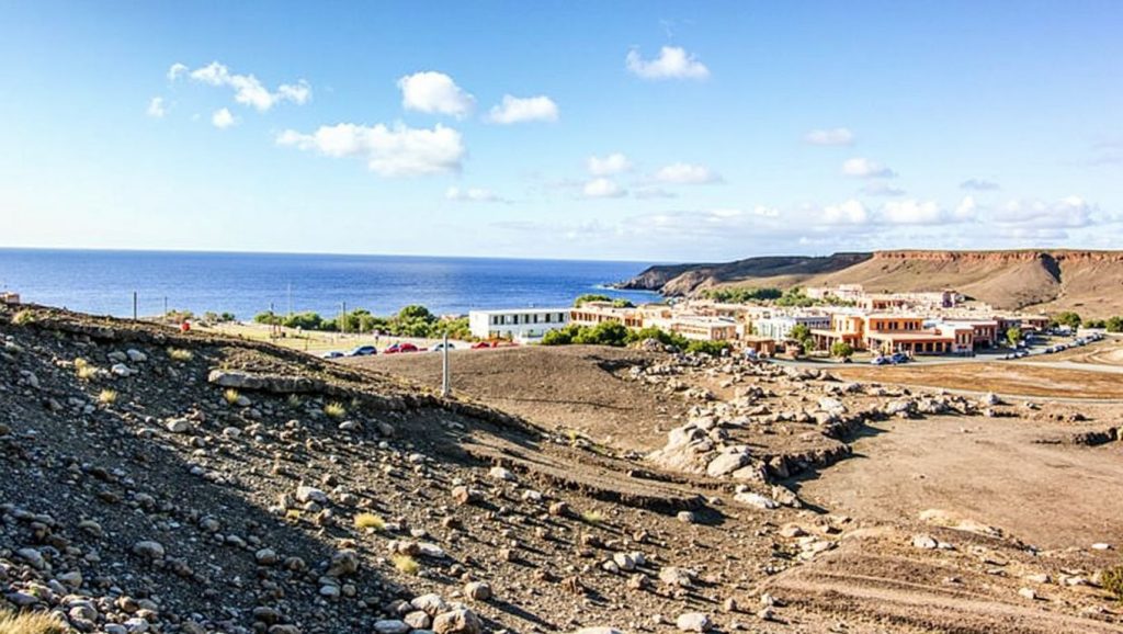 Entorno natural de Playa de La Lajita en Fuerteventura