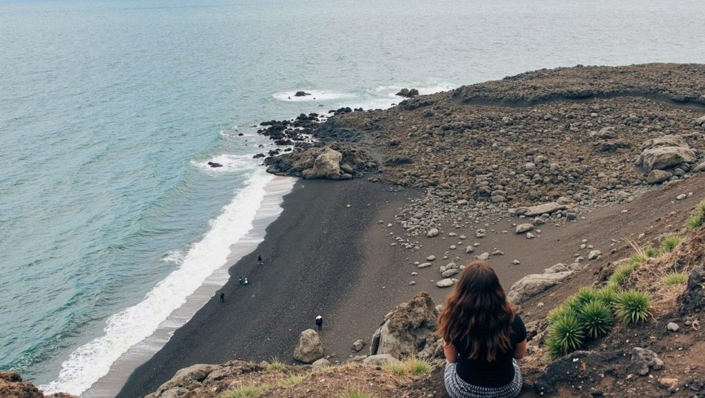 Panorámica de Playa la Martina, La Palma