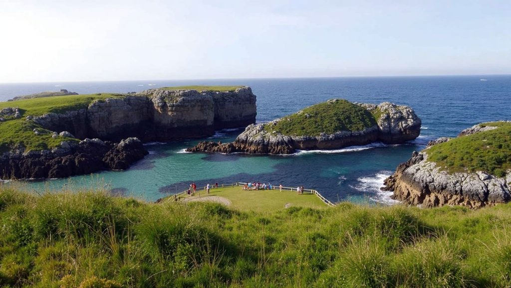 Entorno natural de Playa La Nao en Asturias
