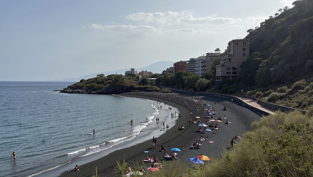 Arena volcánica de Playa La Nea, Candelaria (Tenerife)