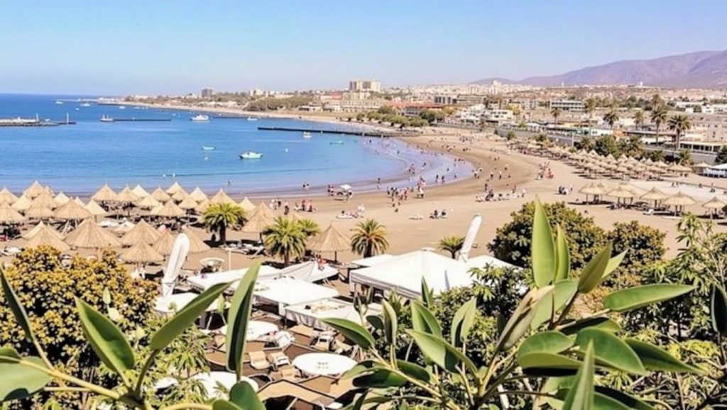 Entorno natural de Playa La Pinta en Tenerife
