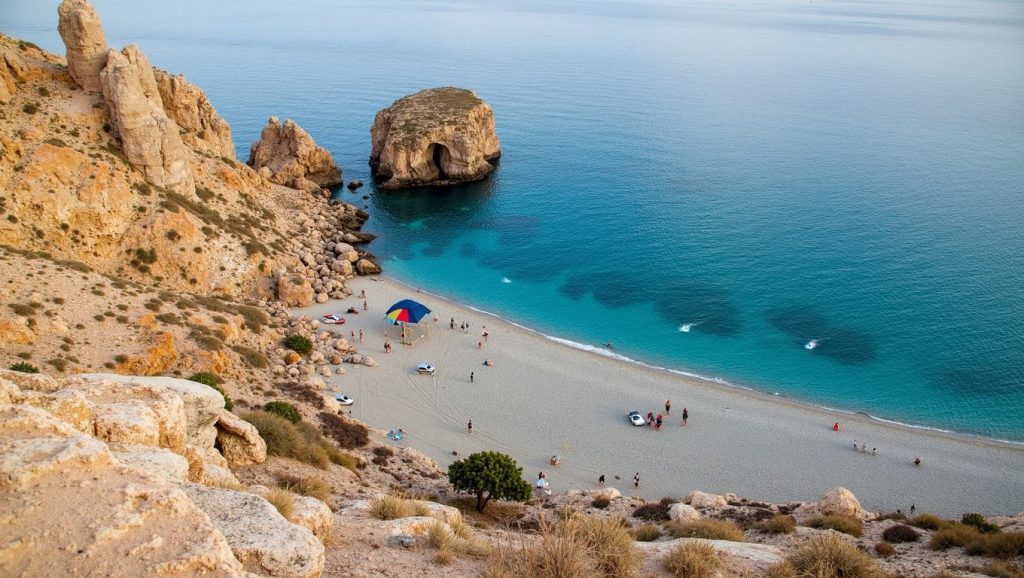 Costa de Almuñécar desde Playa de Perros La Veintiuna, Granada