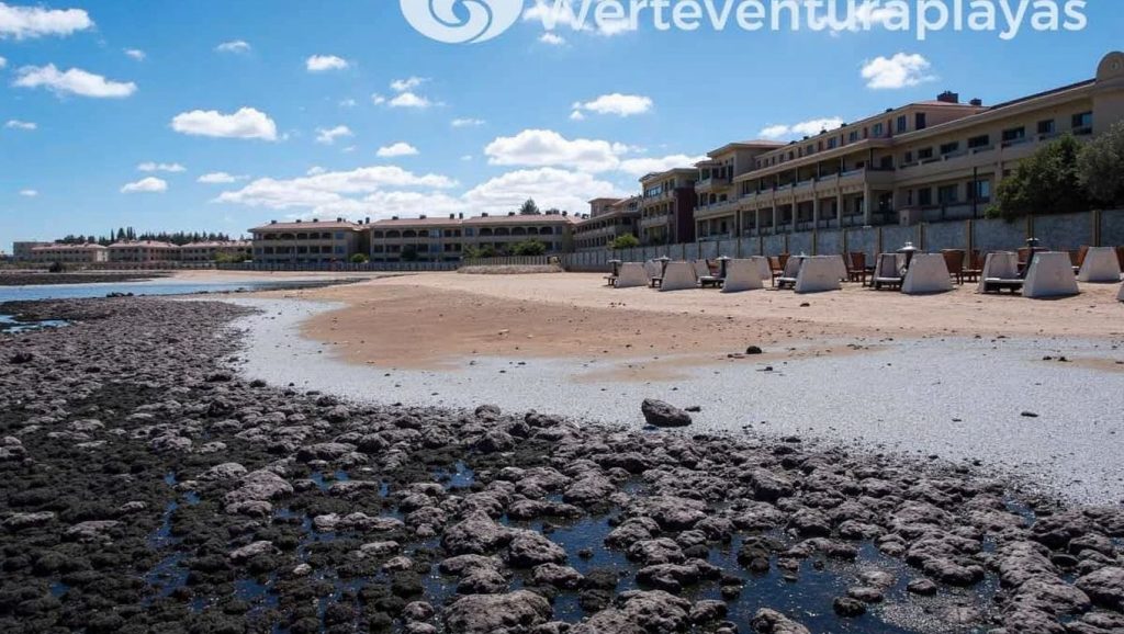 Arena de Playa las Agujas, La Oliva (Fuerteventura)