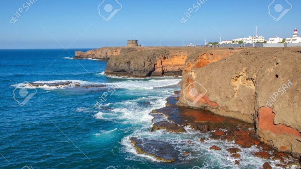Entorno natural de Playa Las Coloradas en Fuerteventura