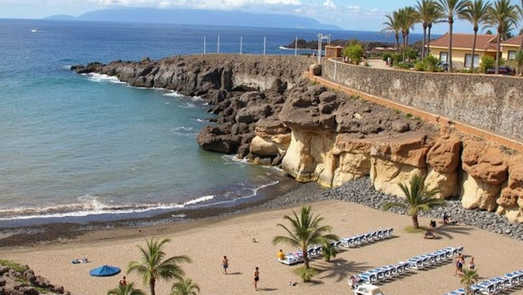 Panorámica de Playa Las Galgas, Tenerife